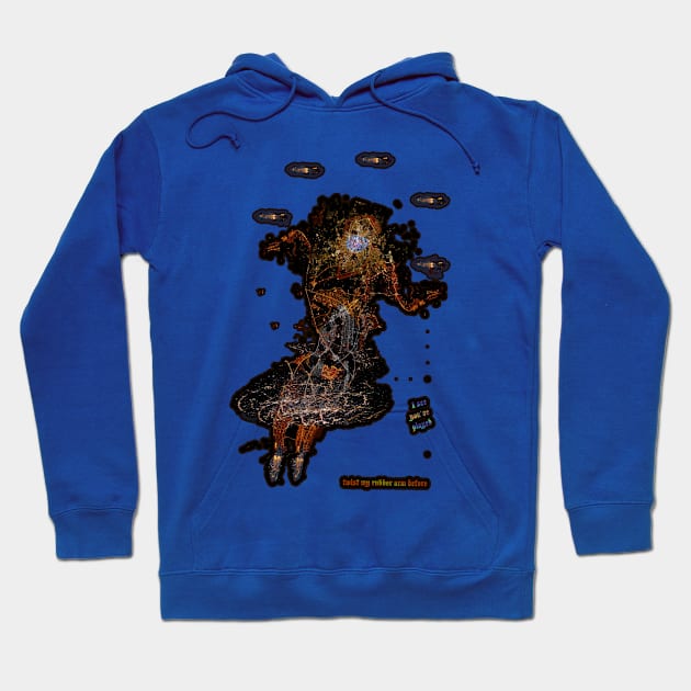 The juggler with rubber arms Hoodie by ElectroHeavie